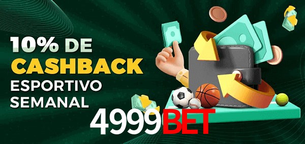 10% de bônus de cashback na 4999bet